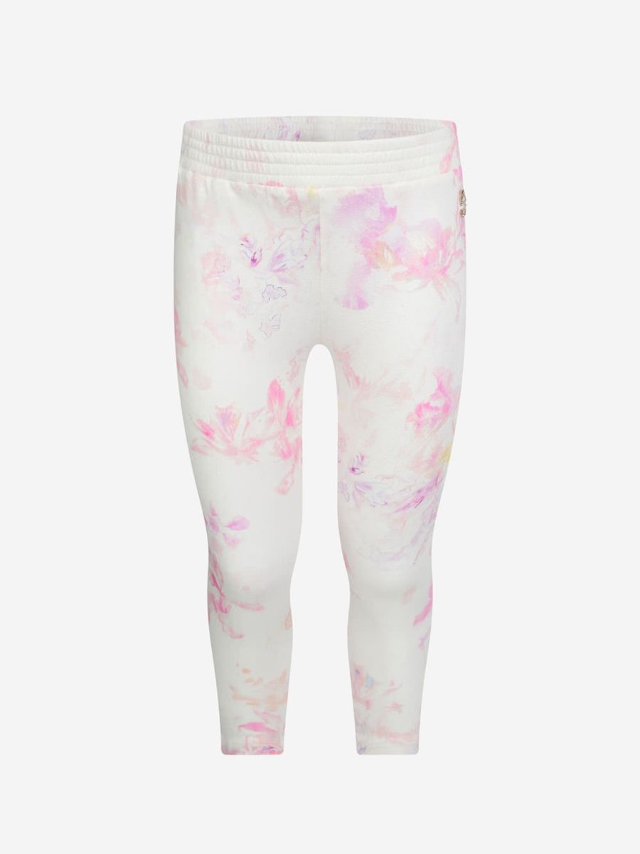 Girls Roberto Cavalli Trousers | Girls & Pink Floral Print Leggings