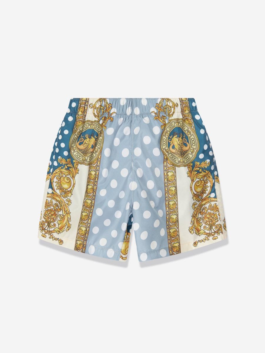 Teen Versace Swimwear | Boys Swim Shorts In Blue