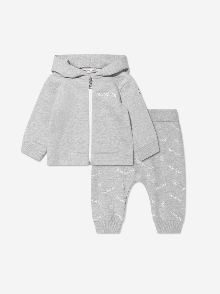 Baby Moncler Enfant Tracksuits | Baby Logo Tracksuit In Grey