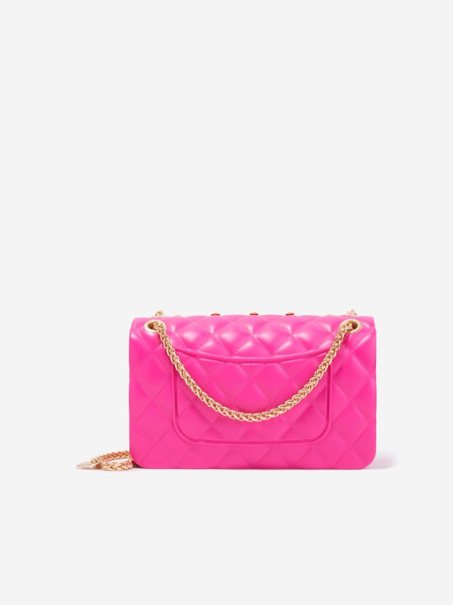 Girls Monnalisa Bags & Backpacks | Girls Studded Handbag In Pink