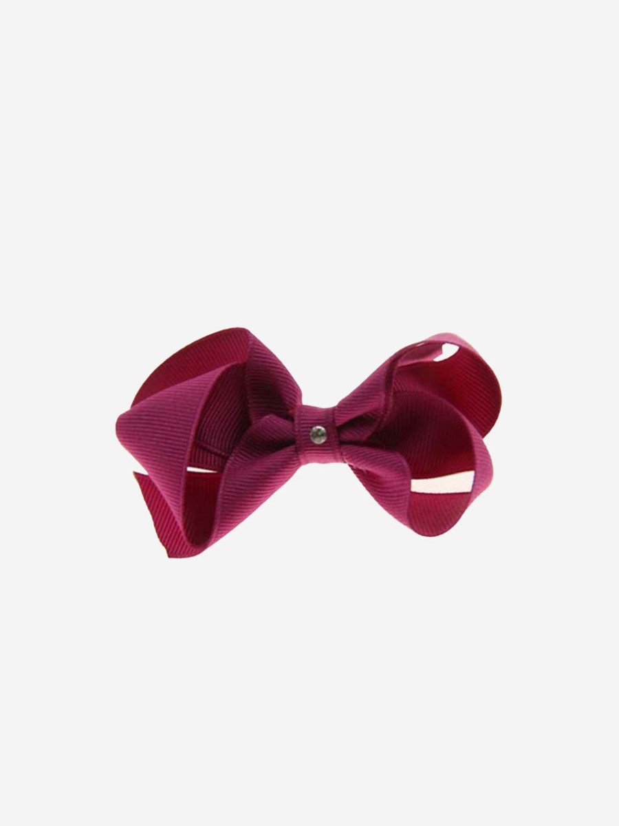 Teen Dotty Daydreams Accessories | Girls Dark Bow Hairclip