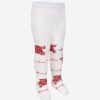 Baby Monnalisa Socks & Tights | Baby Girls & Red Rose Tights