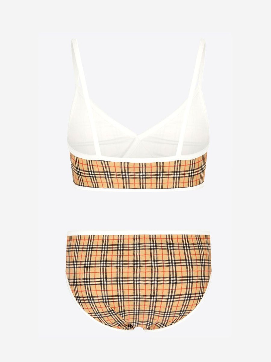 Girls Burberry Kids Swimwear | Burberry Kids - Girls Crosby Check Print Bikini | Childsplay Clothing