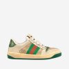 Girls Gucci Kids Sneakers | Gucci Kids - Gucci Kids Leather Screener Trainers | Childsplay Clothing