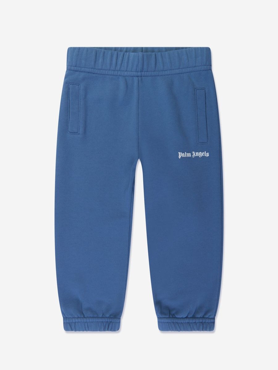 Baby Palm Angels Sweatpants | Baby Boys Logo Joggers In Blue