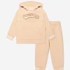 Teen Emporio Armani Shorts | Kids Logo Tracksuit In Beige