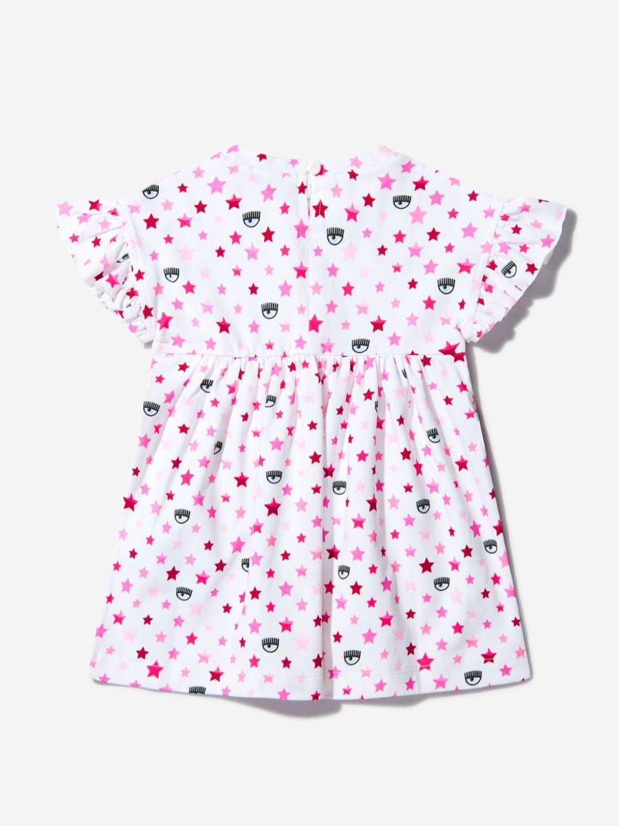 Baby Chiara Ferragni Dresses | Baby Girls Cotton Multi Print Dress