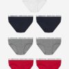 Girls Tommy Hilfiger Underwear | Girls Bikini Knickers Set (7 Pack) In Multicolour