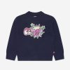 Girls Billieblush Jumpers & Cardigans | Girls Knitted Jumper In Navy