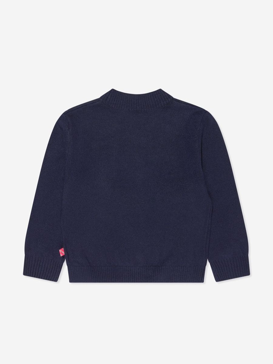 Girls Billieblush Jumpers & Cardigans | Girls Knitted Jumper In Navy