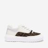 Girls Fendi Kids Sneakers | Fendi Kids - Kids Ff Logo Trainers In White | Childsplay Clothing