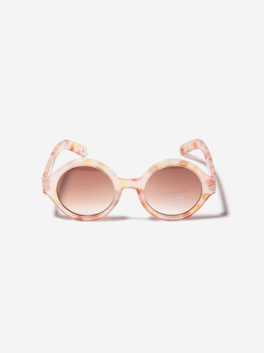 Girls Molo Sunglasses | Girls Smiley Face Shelby Sunglasses In Multicolour