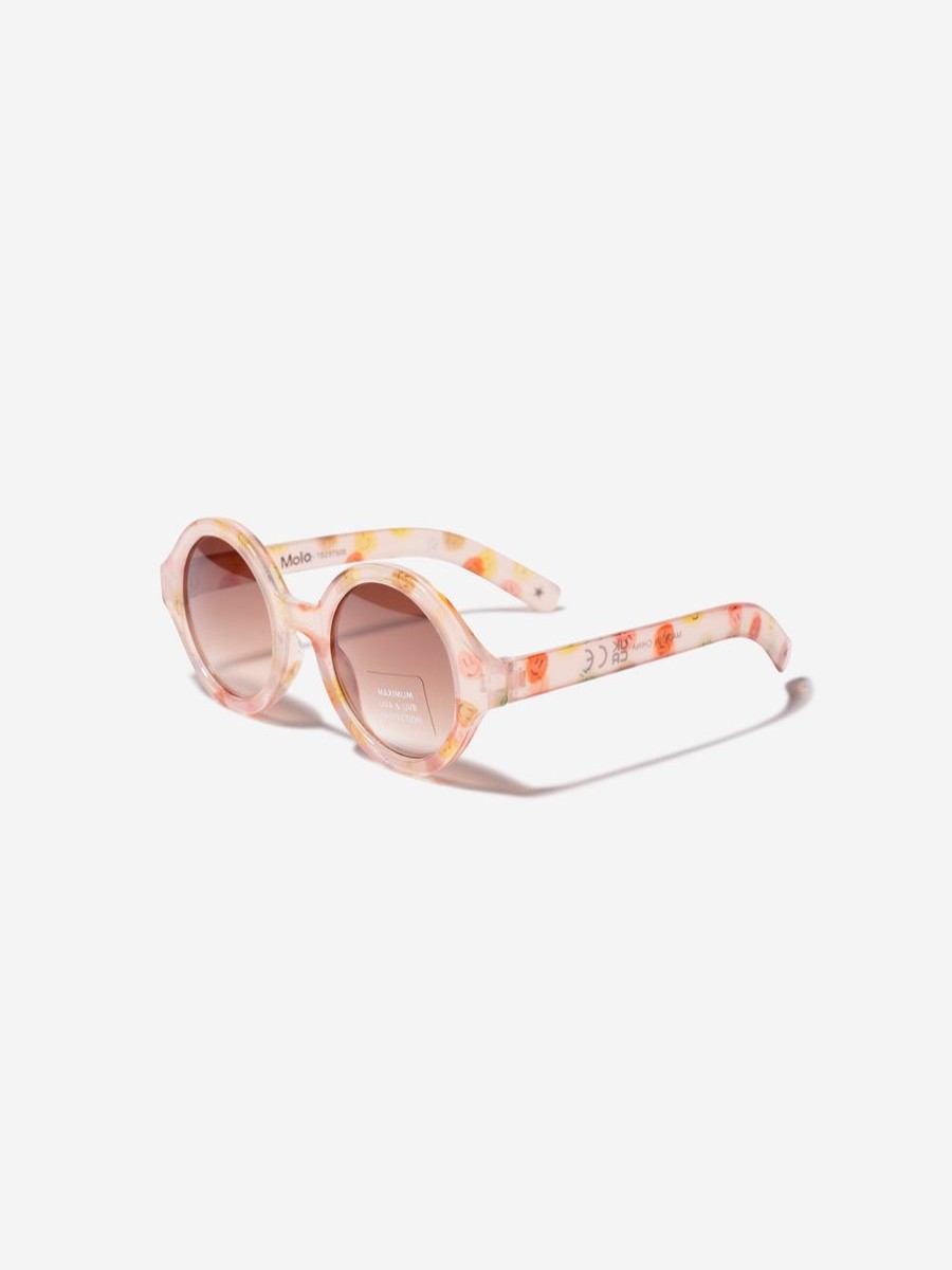 Girls Molo Sunglasses | Girls Smiley Face Shelby Sunglasses In Multicolour