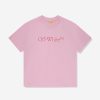 Girls Off-White Tops & T-Shirts | Girls Big Bookish T-Shirt In Purple