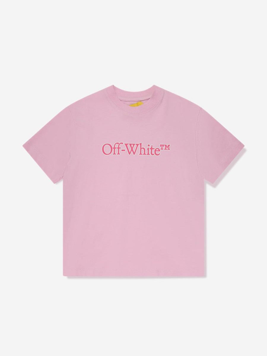 Girls Off-White Tops & T-Shirts | Girls Big Bookish T-Shirt In Purple