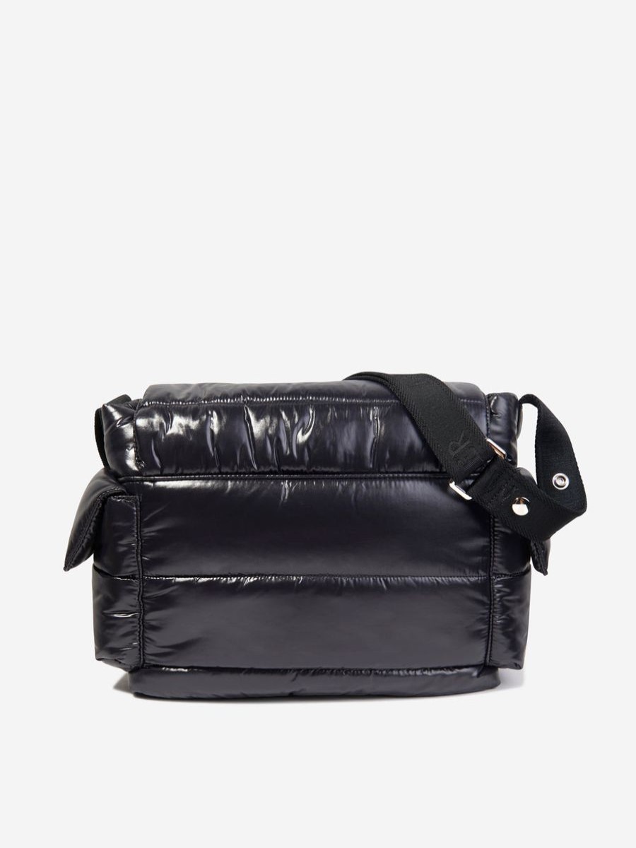 Girls Moncler Enfant Bags & Backpacks | Baby Quilted Tote Changing Bag In Black