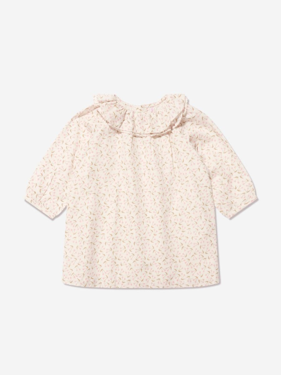 Baby Bonpoint Dresses | Baby Girls Flavili Dress In Pink