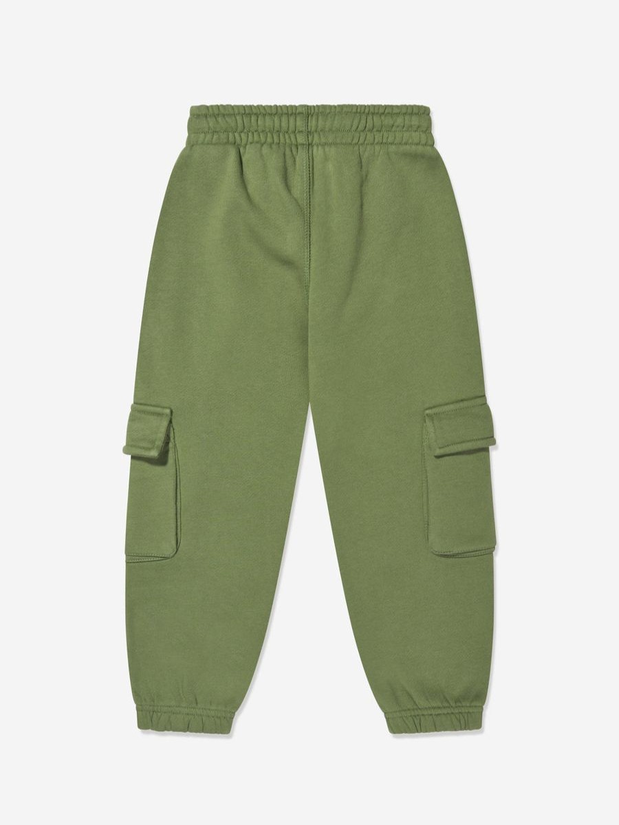 Teen Off-White Shorts | Boys Camouflage Logo Joggers In Green