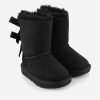 Teen UGG Footwear | Girls Suede Bailey Bow Ii Boots