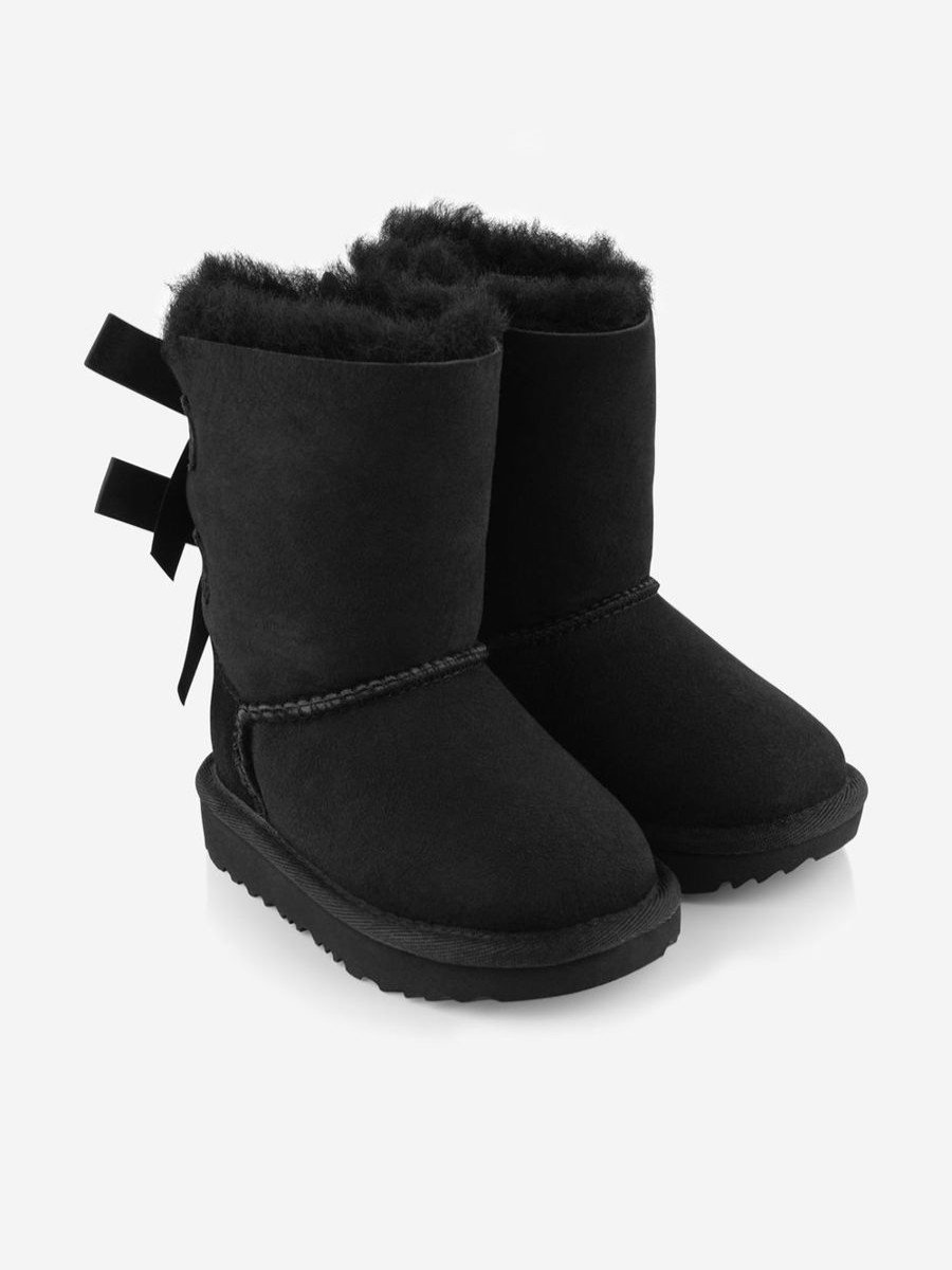 Teen UGG Footwear | Girls Suede Bailey Bow Ii Boots