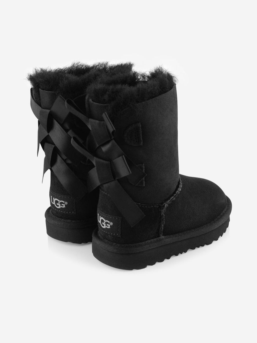 Teen UGG Footwear | Girls Suede Bailey Bow Ii Boots