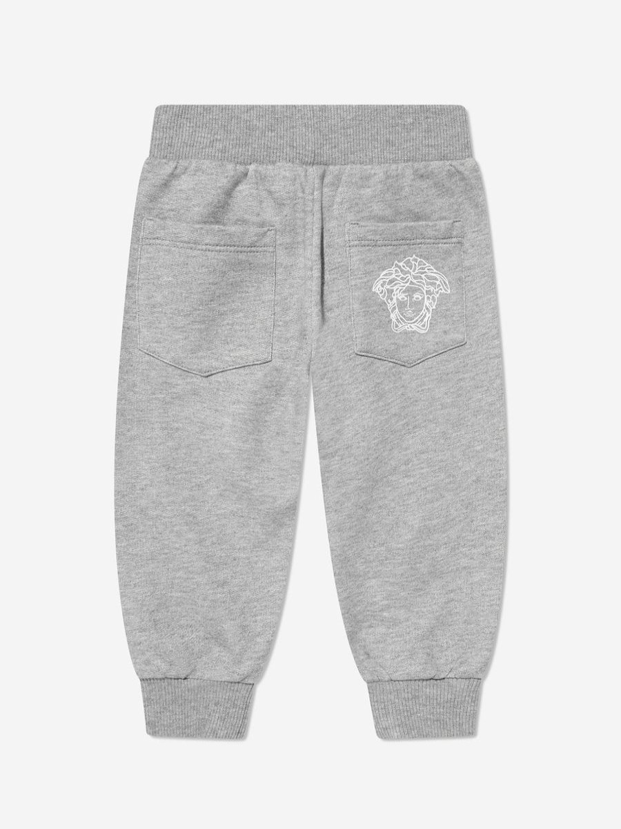 Baby Versace Sweatpants | Baby Boys La Greca Joggers In Grey