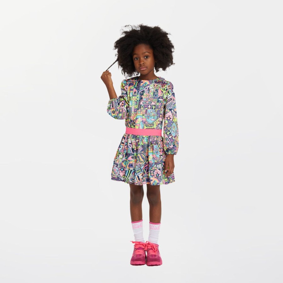 Teen Billieblush Dresses | Girls Fun Crossing Dress In Multicolour