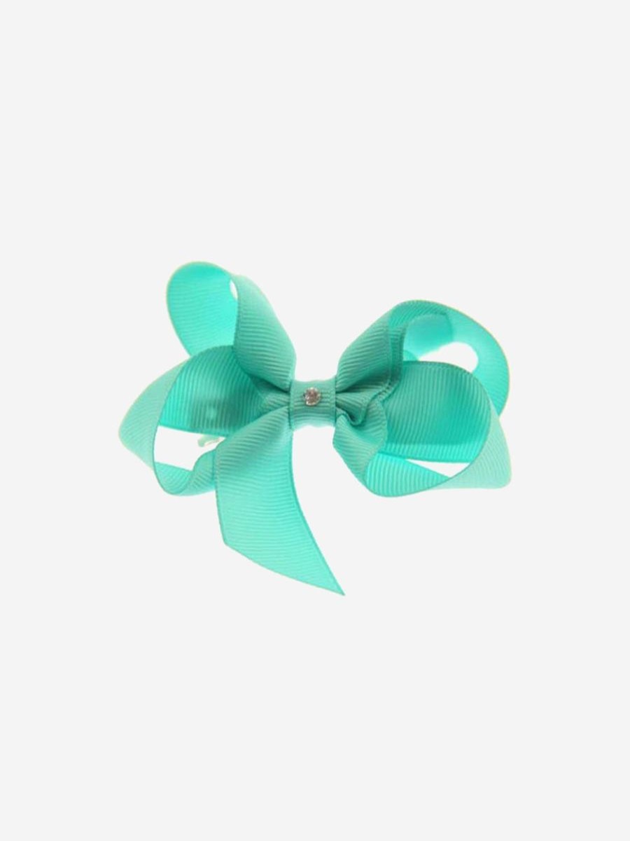 Teen Dotty Daydreams Accessories | Girls Aqua Bow Hairclip