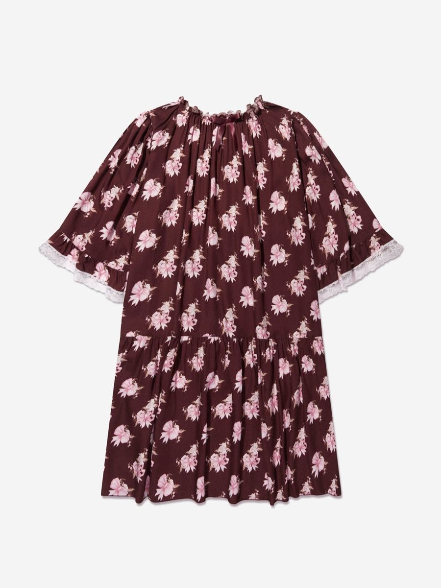 Girls Amiki Children Nightwear & Pyjamas | Girls Phoebe Nightdress In Red