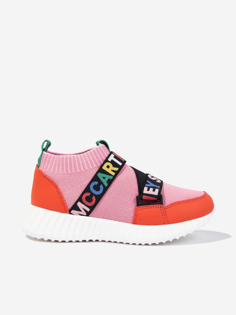 Girls Stella McCartney Kids Sneakers | Girls Sock Trainers In Pink