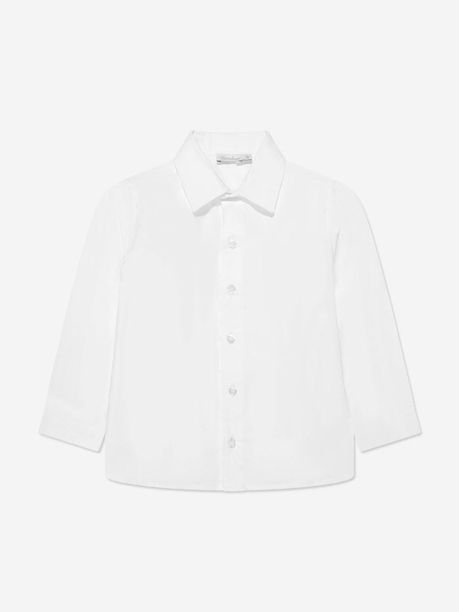 Teen Patachou Shirts | Boys Long Sleeve Shirt In White