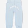 Baby Palm Angels Sweatpants | Baby Boys Curved Logo Joggers In Blue