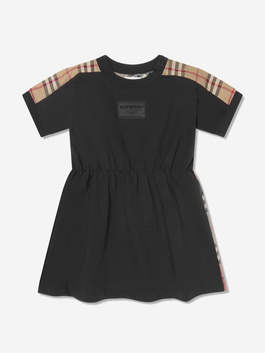 Baby Burberry Kids Dresses | Baby Girls Lenore Dress With Bloomers In Black