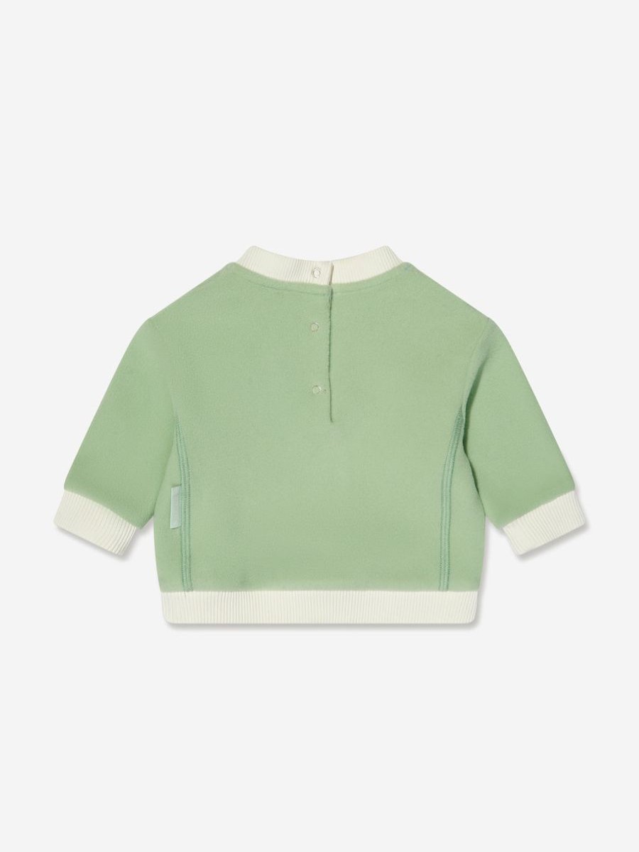 Baby Moncler Enfant Sweatshirts & Hoodies | Baby Girls Logo Sweatshirt In Green