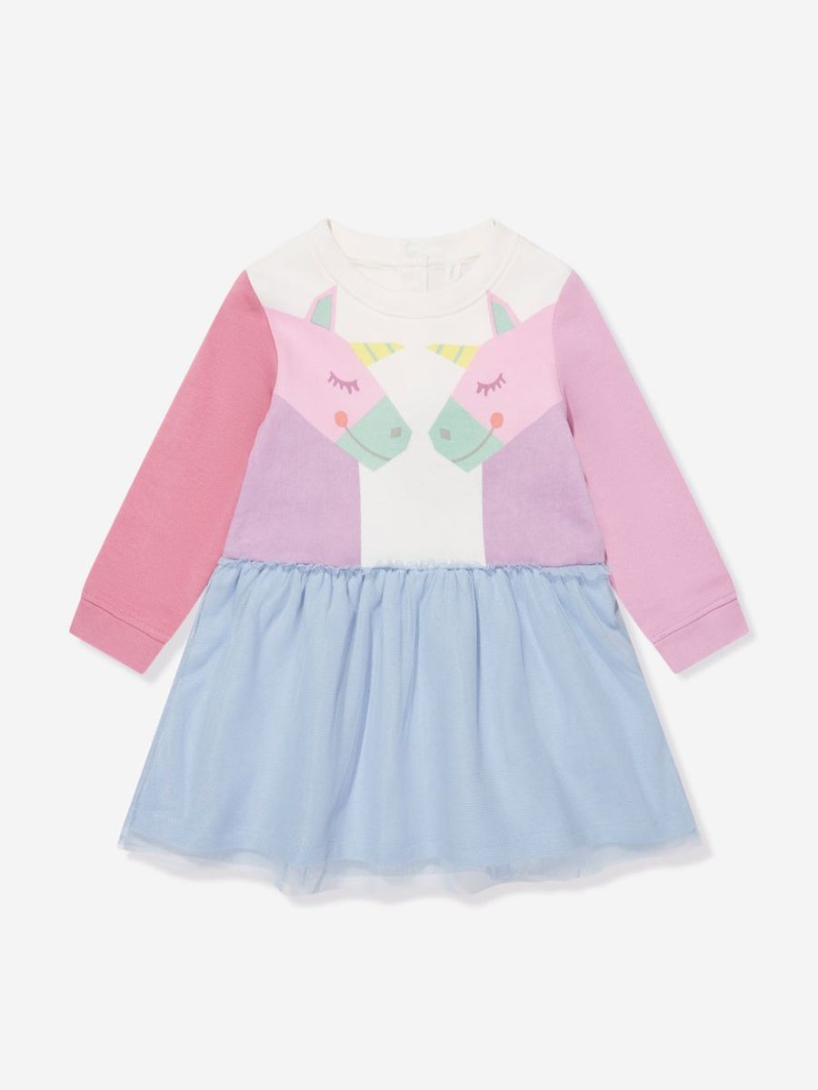 Baby Stella McCartney Kids Dresses | Baby Girls Unicorn Dress In Multicolour