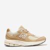 Girls New Balance Sneakers | Kids 2002 Lace Up Logo Trainers In Beige