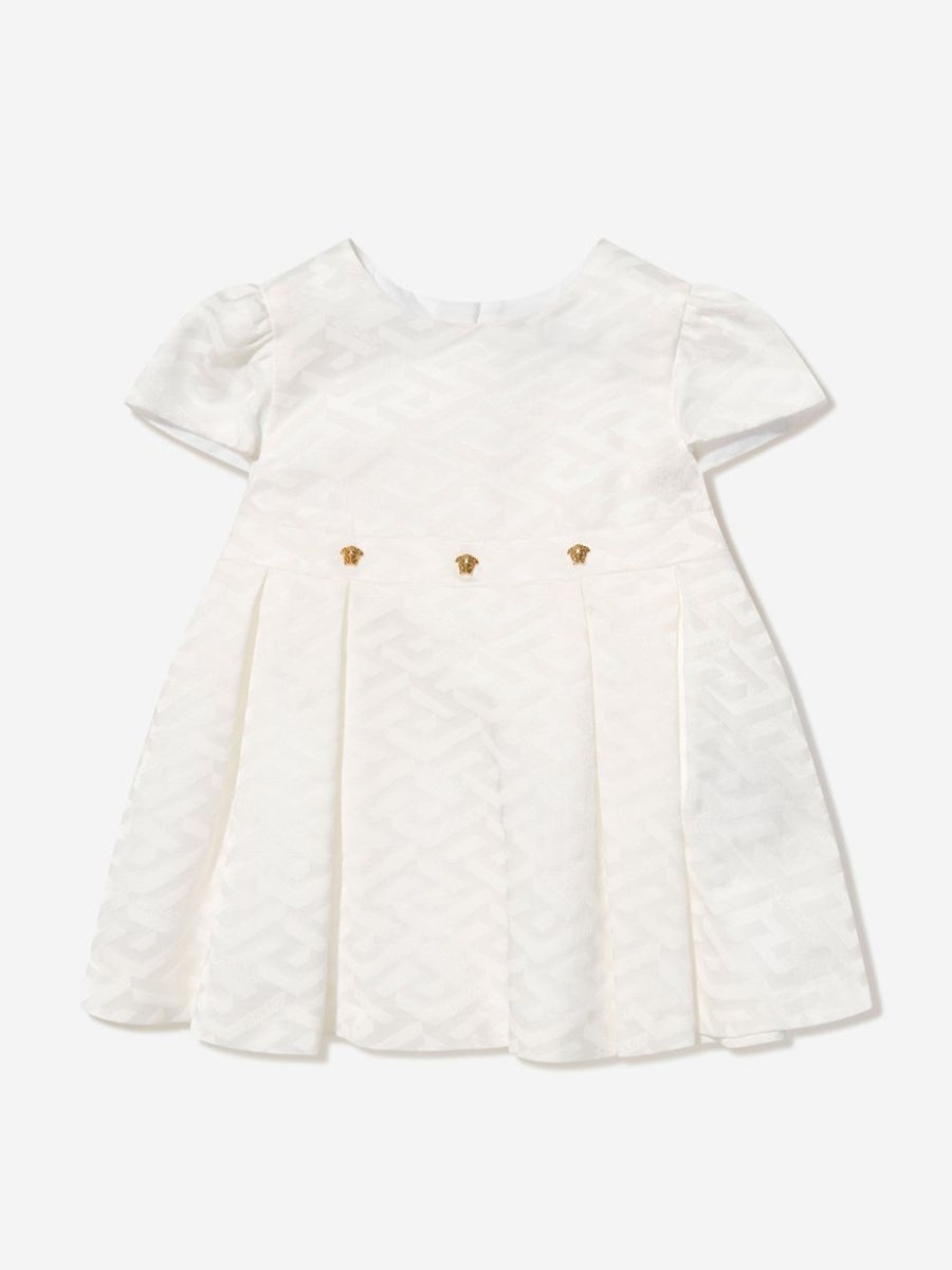 Baby Versace Dresses | Baby Girls Dress And Bloomers Set