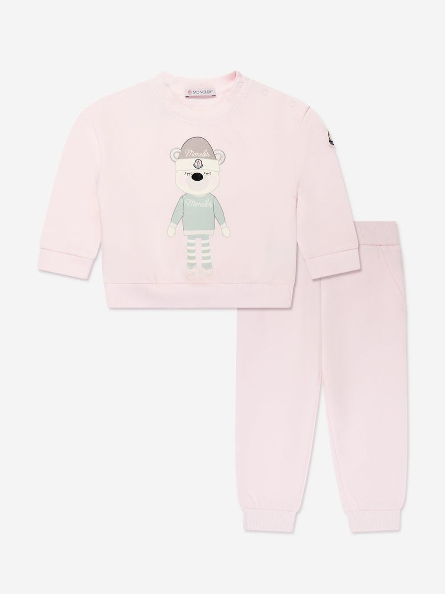 Baby Moncler Enfant Tracksuits | Baby Girls Tracksuit In Pink