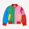 Teen Stella McCartney Kids Sweatshirts & Hoodies | Girls Colourblock Bomber Jacket In Multicolour