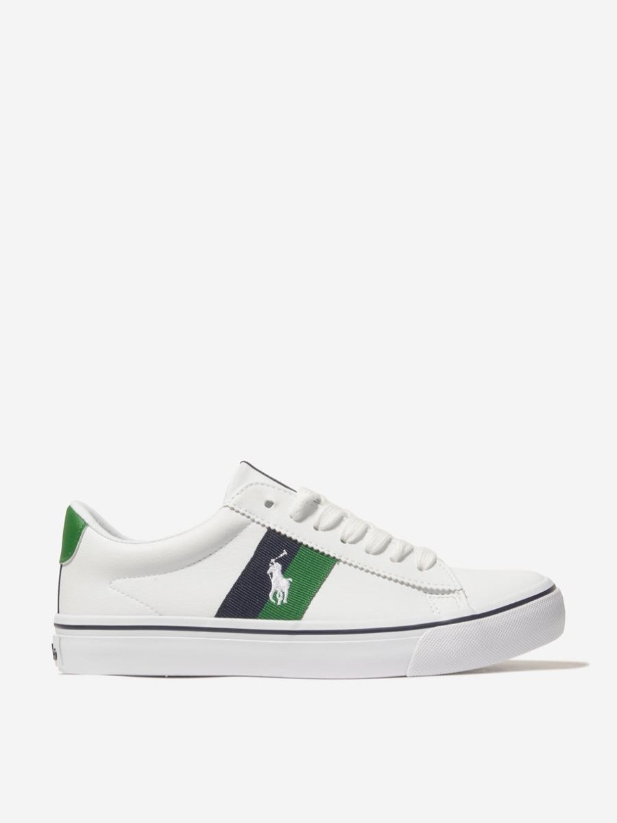 Teen Ralph Lauren Kids Footwear | Boys Westcott Ii Trainers In White