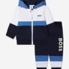 Baby BOSS Tracksuits | Baby Boys Tracksuit In Navy