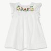 Baby Bonpoint Dresses | Bonpoint - Baby Girls Laurie Dress In White | Childsplay Clothing