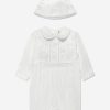 Baby Sarah Louise Babygrows & Rompers | Baby Boys Romper And Hat In White