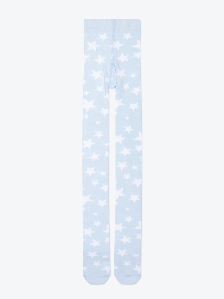 Girls Stella McCartney Kids Socks & Tights | Girls Star Tights In Blue