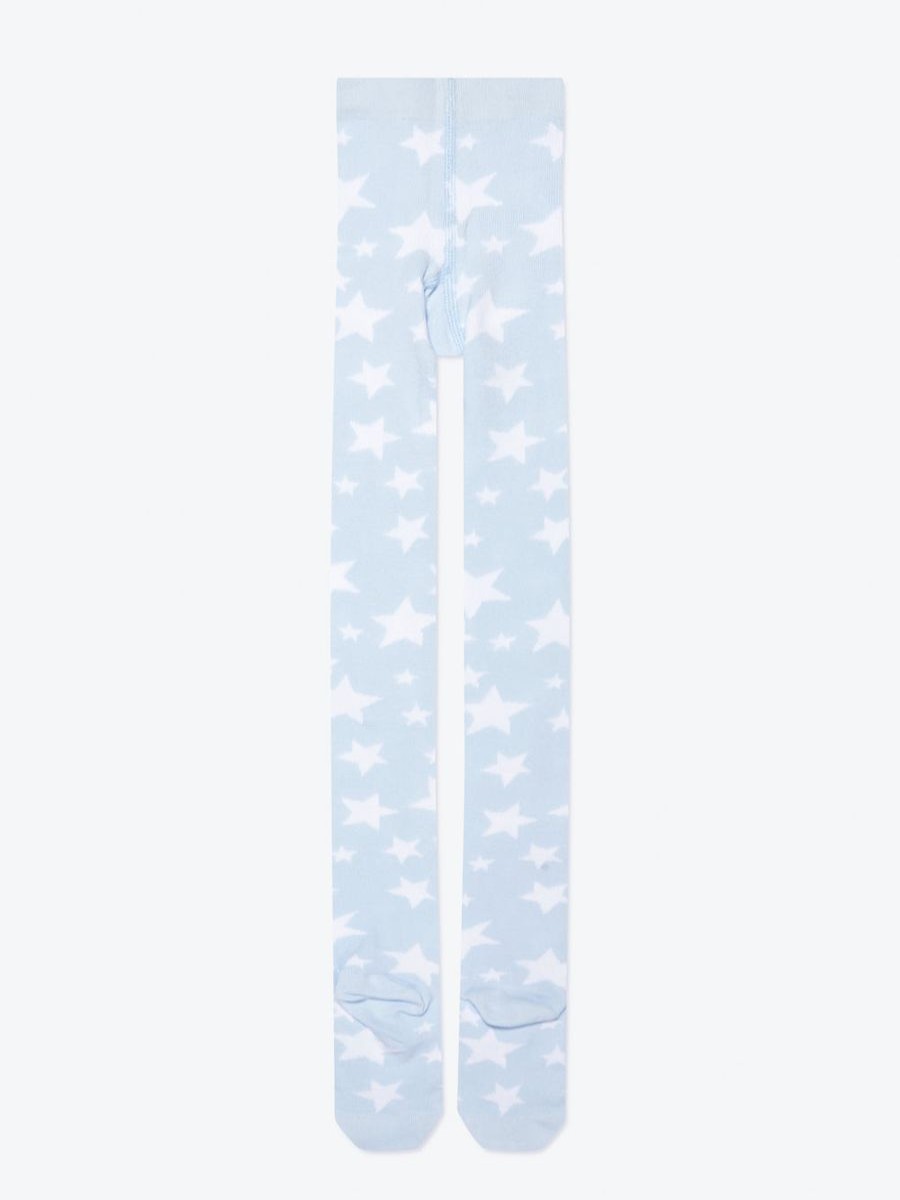 Girls Stella McCartney Kids Socks & Tights | Girls Star Tights In Blue