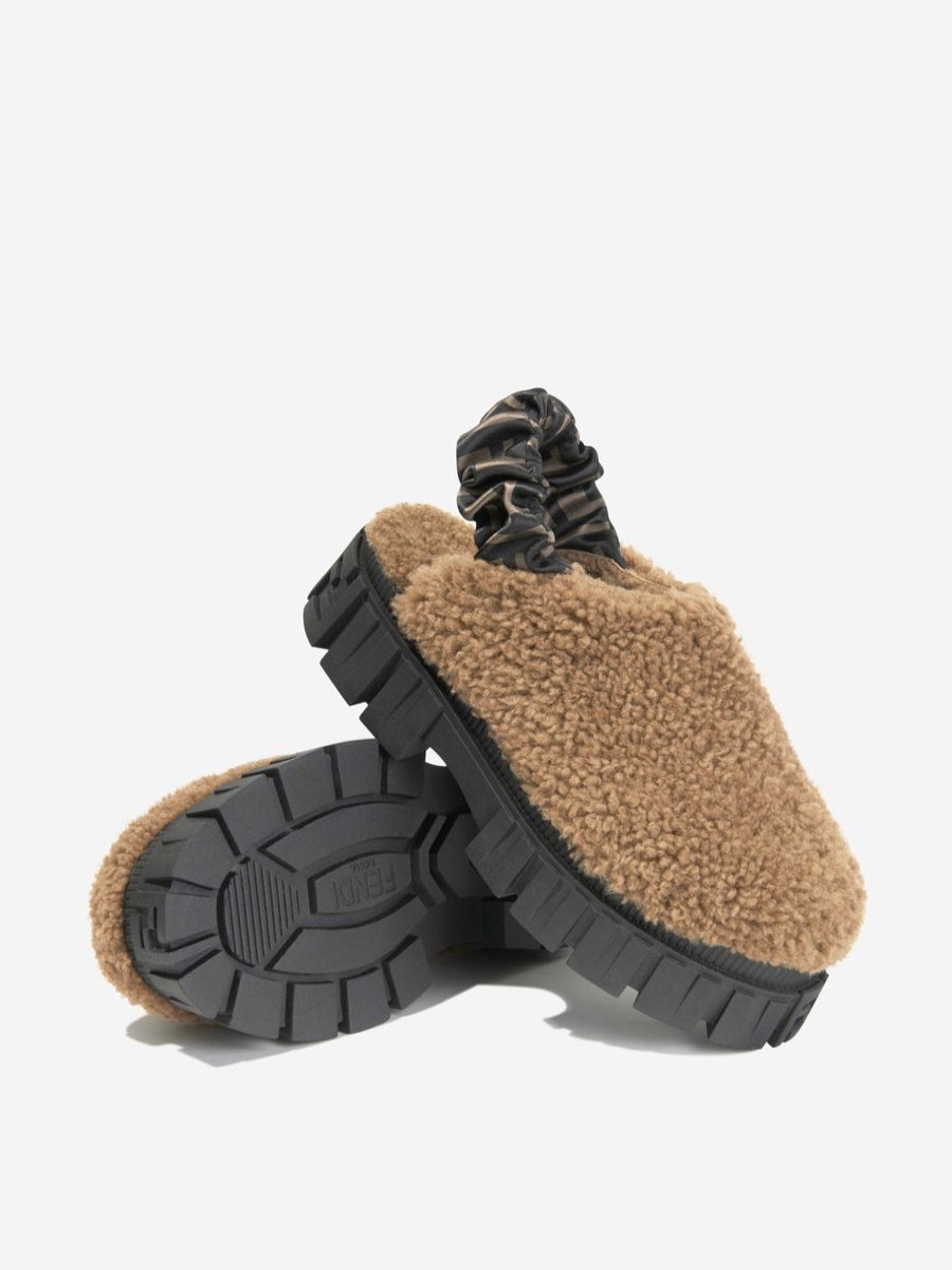 Teen Fendi Kids Footwear | Fendi Kids - Girls Sabot Sneaker Clogs | Childsplay Clothing