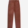 Girls Chloé Trousers | Girls Leather Trousers In Crimson