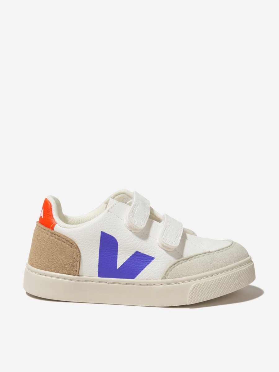 Teen Veja Footwear | Kids Chromefree Leather V-12 Trainers