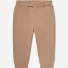 Baby Fendi Kids Sweatpants | Baby Logo Patch Joggers In Beige