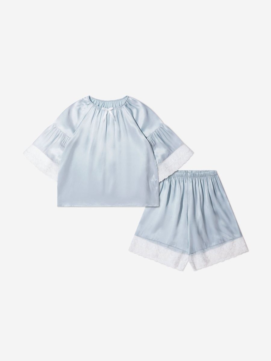 Girls Amiki Children Nightwear & Pyjamas | Girls Silk Adriana Pyjamas